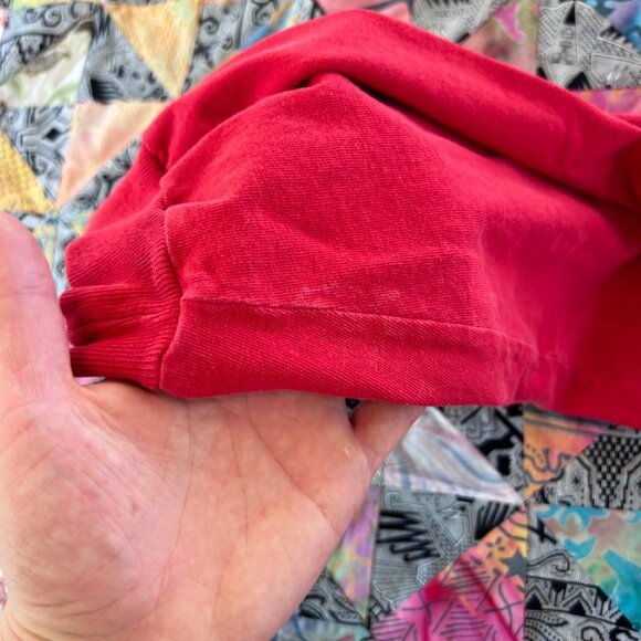 Y2K Streetwear Mens size Large Distressed Dragon Fire Flames Long Sleeve T-shirt - Picture 6 of 8